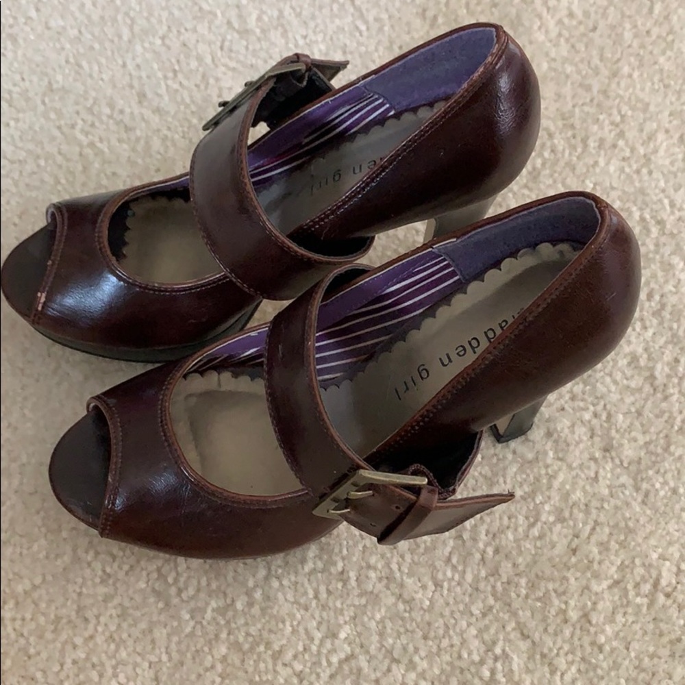 Brown Madden Girl heels